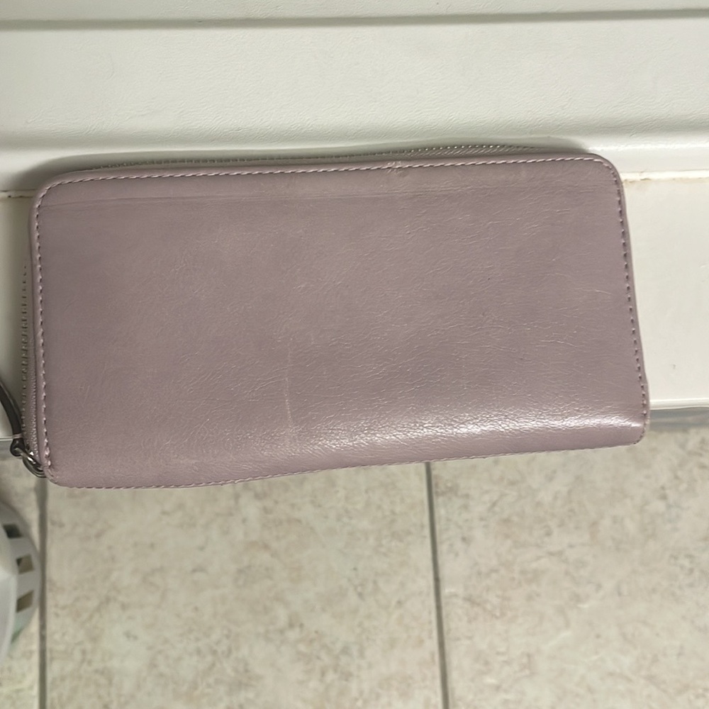 Coach checkbook wallet lavender